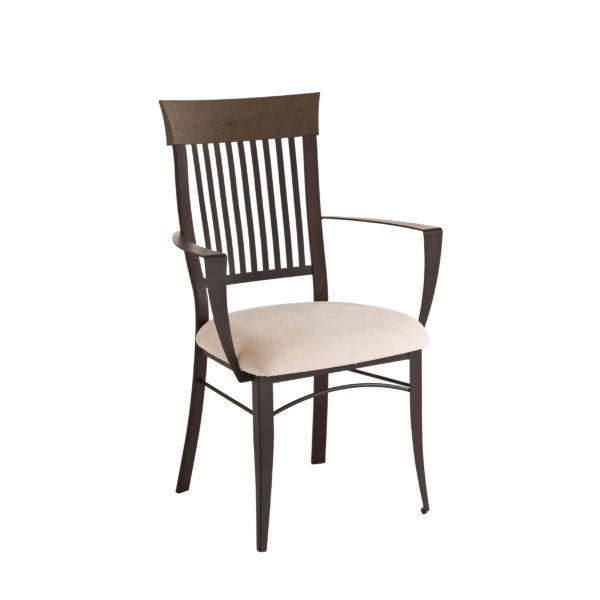 Annabelle 35419-USDB Hospitality distressed metal dining chair
